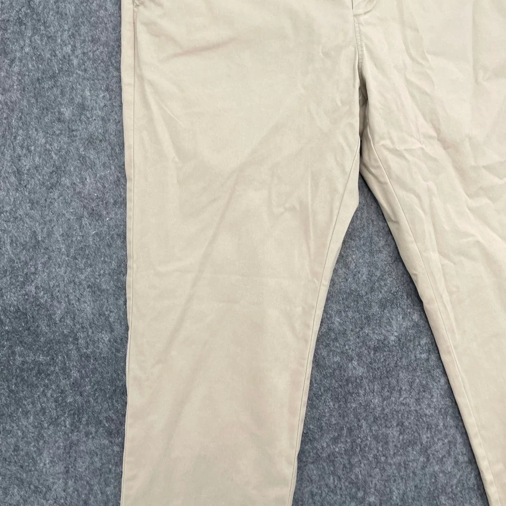 J.Crew 484 Pants Mens 34x34 Slim-Fit Athletic Chino Khaki Tan NEW